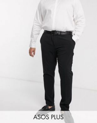 ASOS DESIGN Plus - Pantalon habillé super skinny - Noir | ASOS
