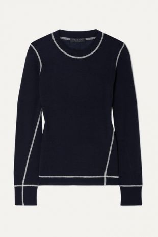 Navy Sweater