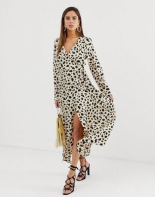 White Leopard Dress