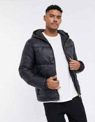 True Religion - Doudoune rétro à logo - Noir | ASOS