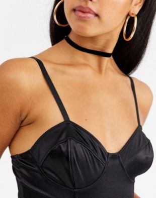 ASOS DESIGN - Collier court simple - Noir | ASOS
