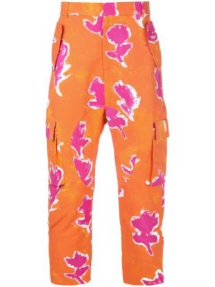 Floral Cargo Pants