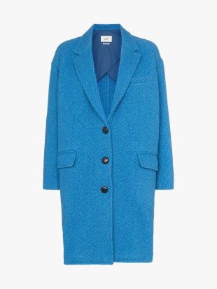 Jimi Wool Cocoon Button-up Coat