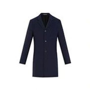 Manteau à simple boutonnage en cachemire bleu marine - Prêt-à-porter - Mode Homme | DIOR