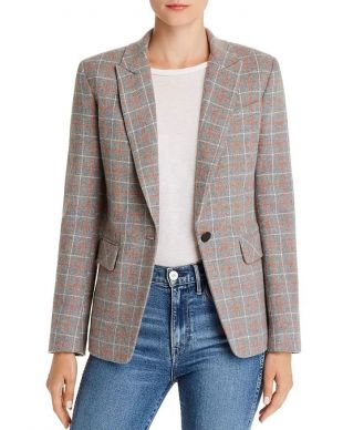 rag & bone Windowpane Plaid Blazer