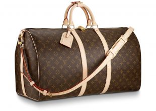 Louis Vuitton Keepall Bandouliere Monogram 55 Brown