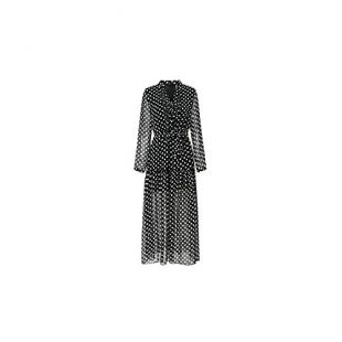 valerie-baker women dot dresses - Elegant Polka dot Long Dress