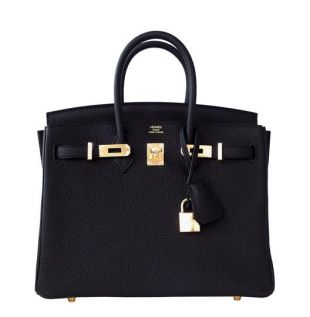 Hermès Birkin Baby Togo Gold worn by Victoria Beckham Chelsea January 23,  2020