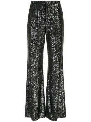alice+olivia - Sequin Flared Trousers