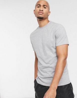 ASOS DESIGN - T-shirt ras de cou - Gris chiné | ASOS