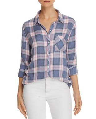 Blue Plaid Shirt