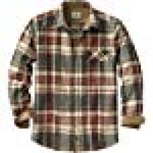 Buck Camp Flannel Shirt, Cedarwood Plaid