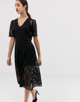 ASOS DESIGN - ASOS DESIGN lace midi tea dress | ASOS