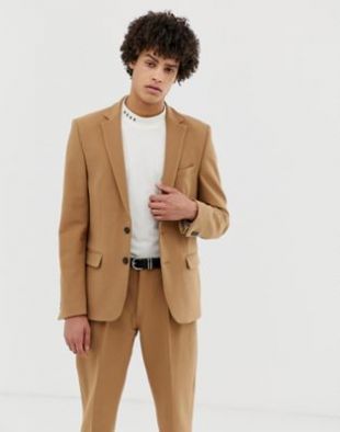 Veste de costume - Camel
