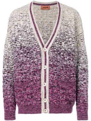 Ombré Button Up Cardigan