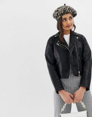 Biker Jacket in black