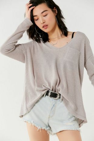 Lyla A-Line Thermal Long Sleeve Top
