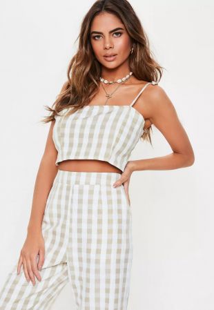 Missguided - Strappy Co Ord Crop Top