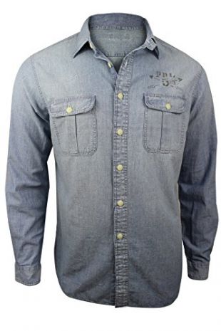 Chambray Flag Workshirt
