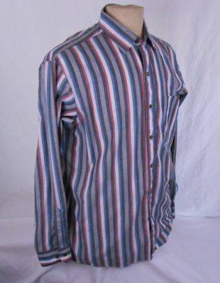 Vintage des années 1980/1990 rayé chemise par Arrow sport