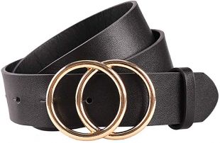 Women's Leather Belt Fashion Soft Faux Leather Waist Belts