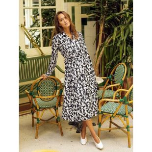 Robe 100% soie chemise NANA