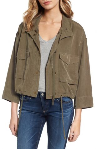 splendid - Crop Military Jacket