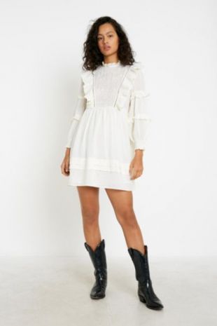 May Embroidered Mini Dress
