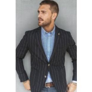 Veste à rayures tennis