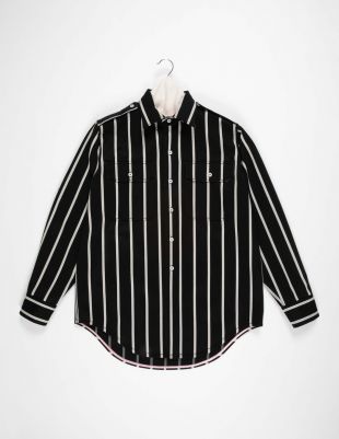 chemise à rayures