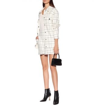 WIndowpane Cargo checked shorts