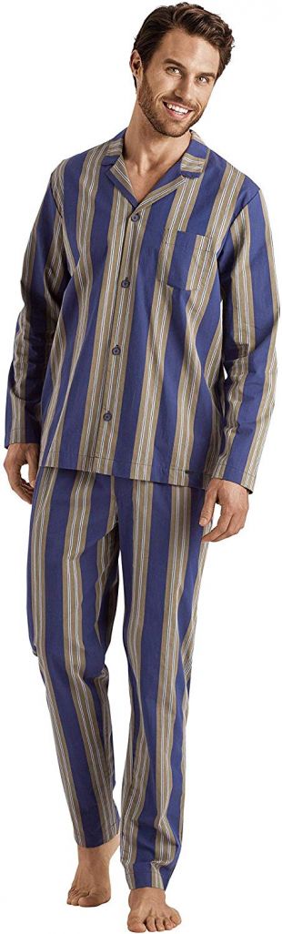 Hanro Night and Day Woven Long Sleeve Pajama 75115