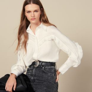 Chemise À Découpes Western