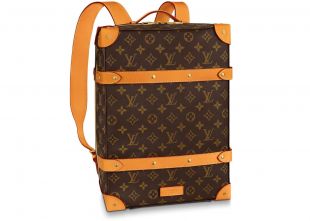 Louis Vuitton Brown Soft Trunk Backpack Monogram PM Brown of Lil Uzi Vert  in the music video Yo Gotti - Pose (Official Music Video) ft. Megan Thee  Stallion, Lil Uzi Vert