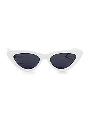 Adam Selman x Le Spec Luxe The Last Lolita White Sunglasses