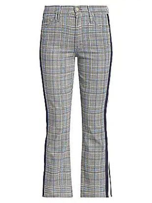 Mother - Insider Plaid Racing Stripes Trousers