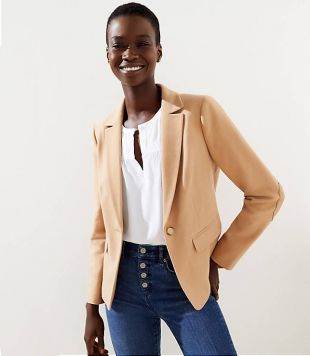Elbow Patch Modern Blazer