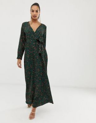 green emerald velvet dress Kiara Sequin V-Neck Gown  Halston