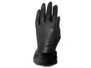 Gants Thinsulate Harssidanzar SL022CA Gants D'hiver Chauds En Cuir Avec Revers Gant Velo Femme