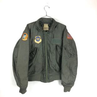 Vintage vol CWU 36/P Bomber Jacket taille grand 90 s US Air Force des années 80 pilote