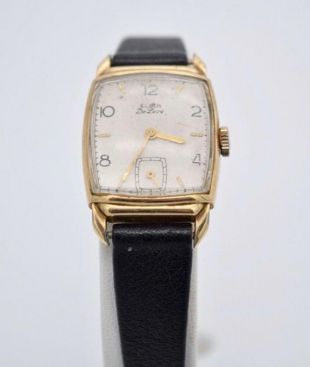 Vintage Mid Century Gold Filled Elgin DeLuxe Wrist Watch, 10K Gold Filled Watch