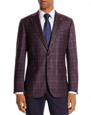 Cardinal Of Canada Brushed Plaid Regular Fit Sport Coat - 100% Exclusive