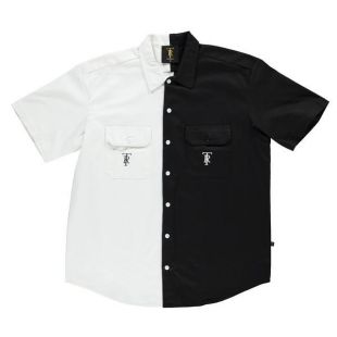 50/50 Short Sleeve (Black/White) Shirt