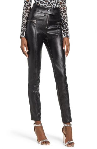 Tiger Mist Highlight Faux Leather Pants | Nordstrom