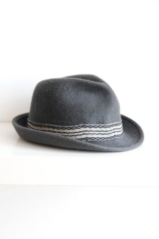 Chapeau bonnet hiver chaud petite taille chapeau laine chapeau Fedora gris chapeau Monsieur chapeau Fedora en feutre chapeau Fedora gris Vintage