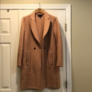 J. Crew + New Daphne topcoat in Italian boiled wool