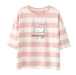 Pink Striped T-shirt