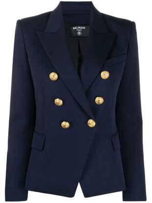 Double Breasted Fitted Blazer