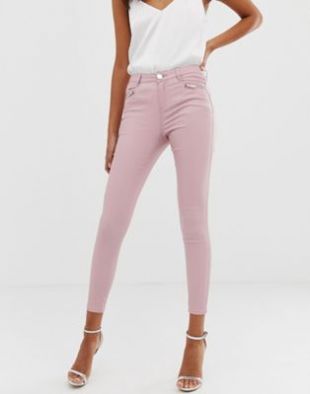 Skinny Jeans in Pink