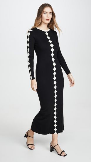 Contrast Dress